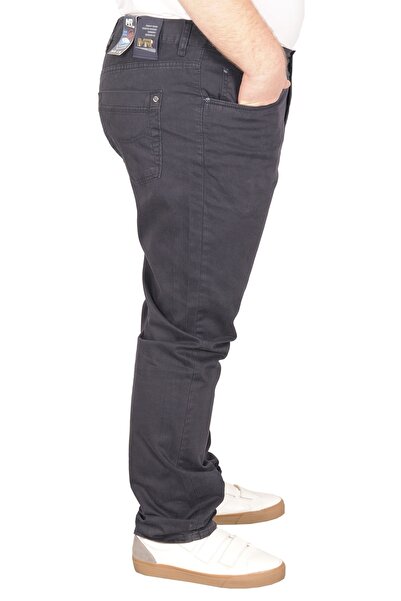 ModeXL Mode Xl Plus Size Men's Gabardine Trousers 21001 Navy Blue