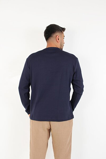 Mckanzie 5503 (5775) Φούτερ με λαιμόκοψη σε σχήμα O με έκπλυση με βελόνα