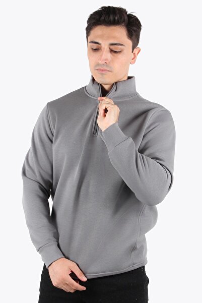 Mckanzie 5259-2 Φούτερ με φερμουάρ 3 νήματα Ş επένδυση fleece