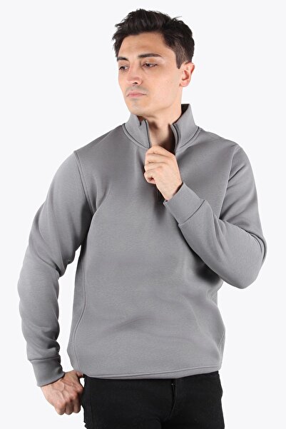 Mckanzie 5259-2 Φούτερ με φερμουάρ 3 νήματα Ş επένδυση fleece