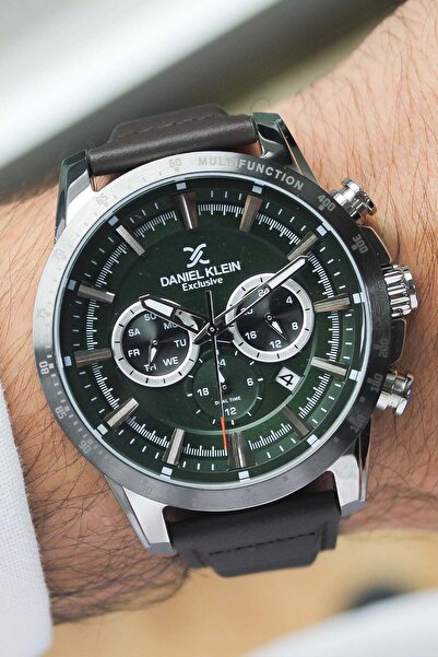 Daniel Klein Dk331813 Leather Strap Men's Wristwatch