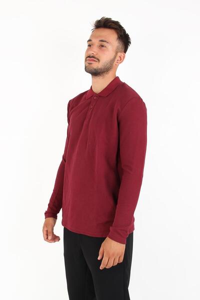 Mckanzie Φούτερ 5708 Model Polo Collar Waffle με υφή - Δύο κουμπιά