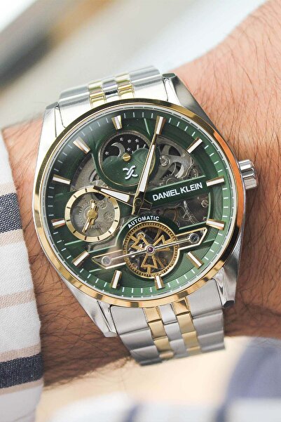 Daniel Klein Dk442229 Steel Band Automatic Men's Wristwatch