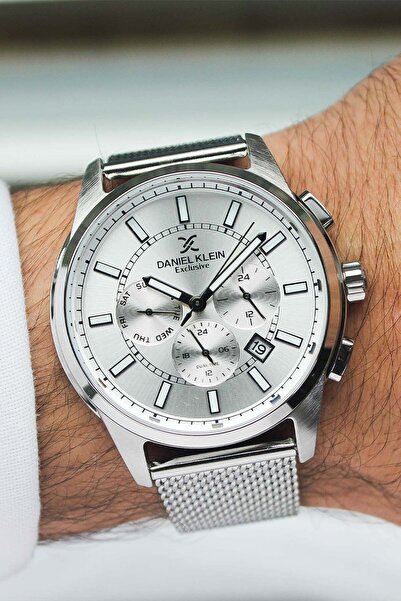 Daniel Klein DK455687 Çelik Hasır Kordonlu Erkek Kol Saati