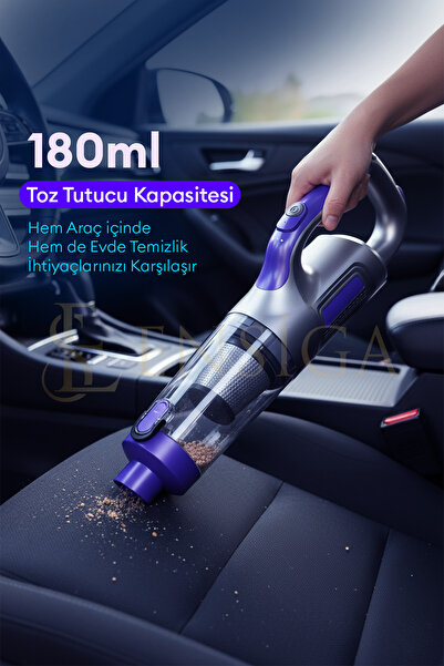 EN SİGA Araç içi ve Ev İçin Dikey Süpürge 16000 PA