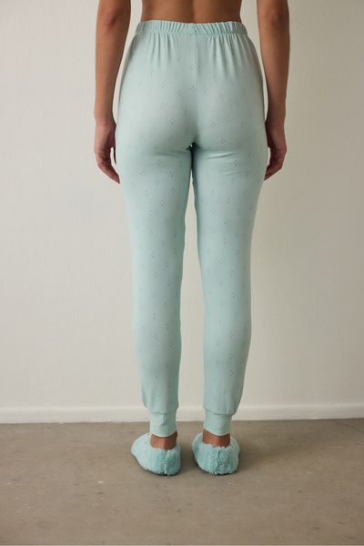 Penti Mint Sleep-In Pyjamahose mit Sternenmuster und Wärmeeffekt