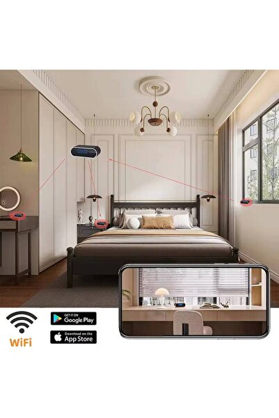 Generic Mini Hidden Spy Camera Clock – Wireless 4K IP Surveillance Device – Discreet Home & Office Security