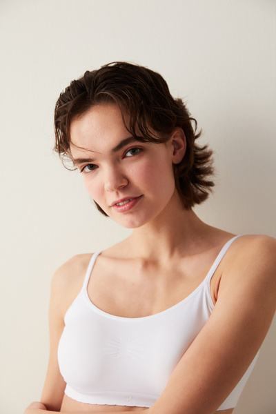 Penti Optical White Nu Basic Underwire-Free Removable Cup Bra