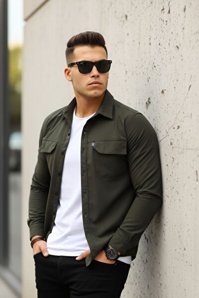 comstar Men's Parachute Fabric Comfortable Fit Shirt