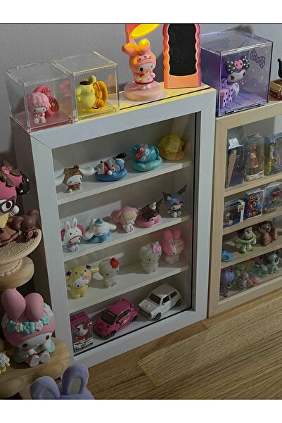 Home Küçük Araba Rafı Minyatür Anı Çerçevesi Raflı 30 X 20 Plastik Camlı