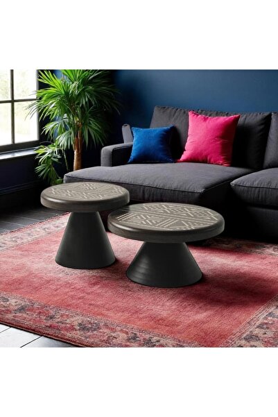 ReHome Orta Sehpa Takımı No:777 |MDF| ikili Orta Sehpa Takımı |