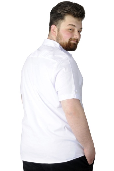 ModeXL Mode Xl Plus Size Shirt Printed Play 22365 White