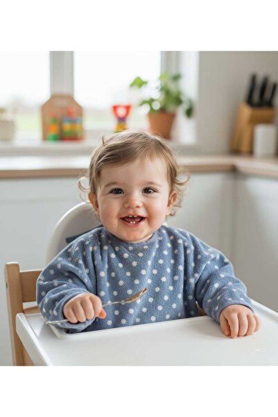 Alpar Tekstil Outlet Ürün Kız -erkek Bebek - Çocuk Pamuklu Kollu Havlu Mama Ö...