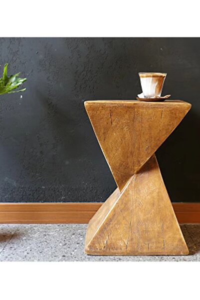 C&C Home Modern Rustic Wooden Coffee Table Side Table End Table Accent for Living Room Bedroom Patio