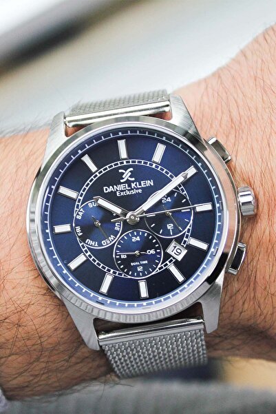 Daniel Klein DK455700 Çelik Hasır Kordonlu Erkek Kol Saati