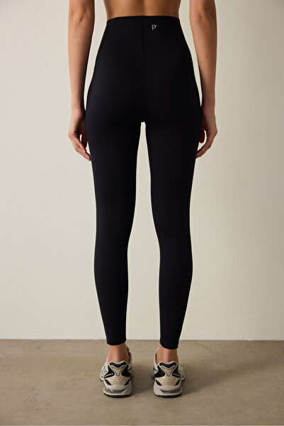 Penti Black High Support Shaping / Sculpting Effect High Waist Back Lock Leggings