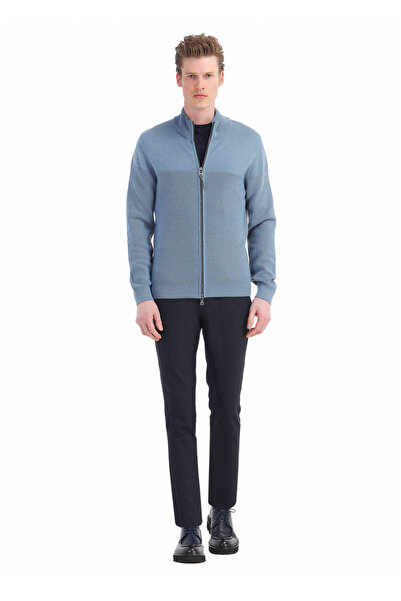 Ramsey Crew Neck Crocheted Cotton Blend Cardigan