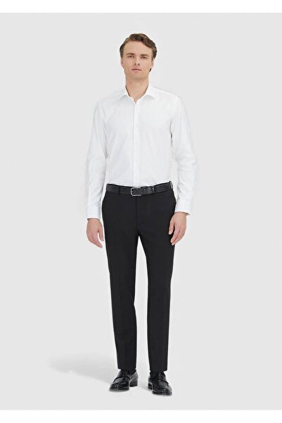 Ramsey White Regular Fit Woven Classic 100% Cotton Shirt