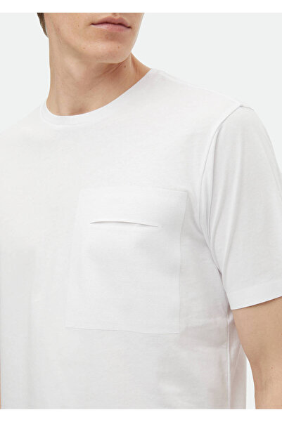 Ramsey Crew Neck White 100% Cotton T-Shirt