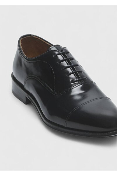 Ramsey Navy Blue Leather Classic Shoes