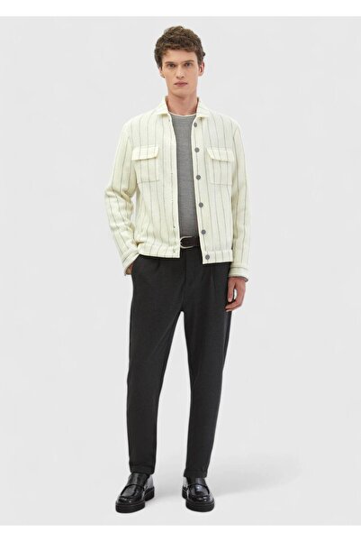 Ramsey Ecru Shirt Jacket