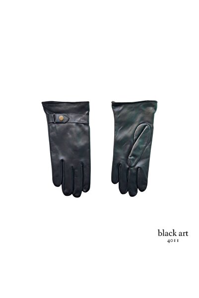 yosma Gerçek Deri Eldiven Siyah Erkek