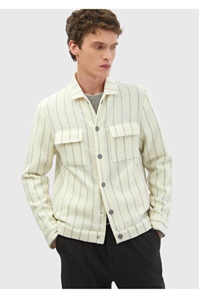 Ramsey Ecru Shirt Jacket