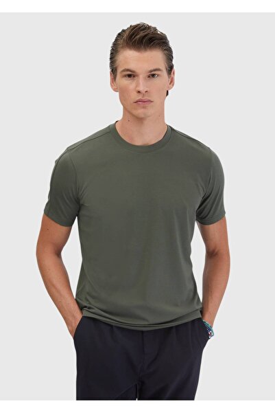 Ramsey Μπλουζάκι με λαιμόκοψη Khaki Crew