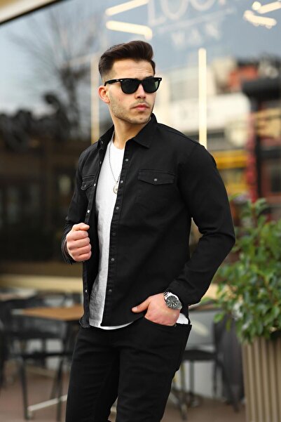 comstar Men's Slim (Comfortable Fit) Denim Shirt