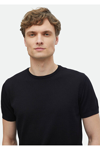 Ramsey Чорний велосипедний комір, прямий в'язок, 100% бавовна, трикотаж