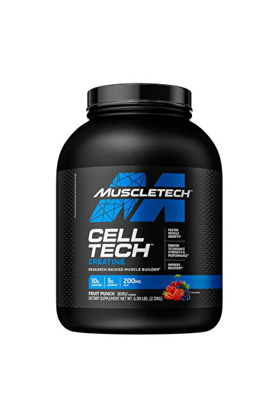 MUSCLETECH Cell Tech Creatine Formula, Fruit Punch, 6 LB