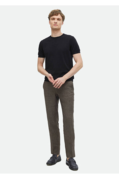 Ramsey Чорний велосипедний комір, прямий в'язок, 100% бавовна, трикотаж