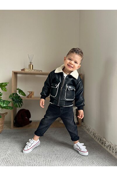 Minigimin Cicileri Set negru pentru băieți - Imbracaminte My Mini, haină din ...