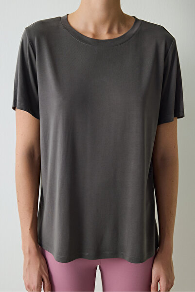 Penti Anthracite Crew Neck Modal T-Shirt