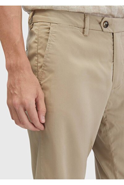 Ramsey Mink Plain Woven Regular Fit Casual Trousers