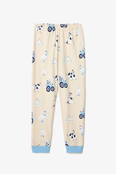 Penti Fiú Moo-ve tehénmintás hosszú ujjú pamut 2 részes pizsama szett