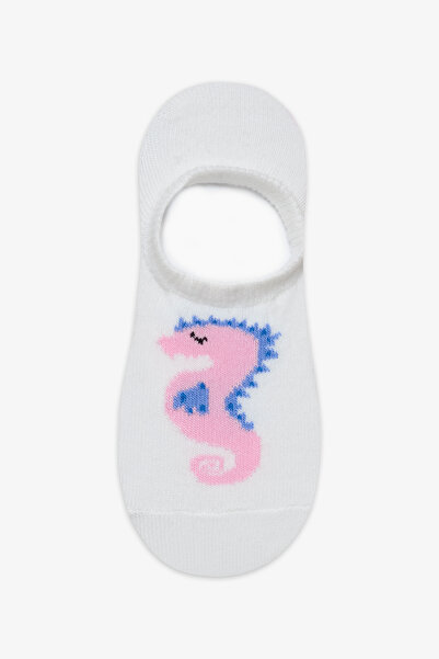 Penti Girl's Seahorse Dot 2-Piece Multicolored Ballerina Socks