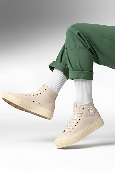 Benetton ® | BN-31130 - Bej - Kadın Spor Ayakkabı