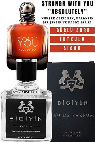 bigiyin Strongr With You Absolutely Parfüm Baş Döndüren Erkek Parfümü Yeni DN...