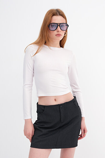 Addax Μπλούζα Crew Neck Basic B1480-s3