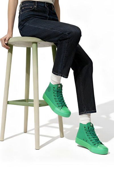 Benetton ® | BN-31130 - 3114 Yesil - Kadın Spor Ayakkabı