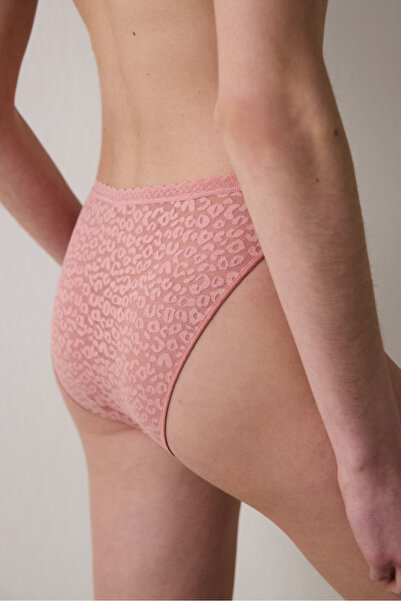 Penti Easy Lace V Shape Pink Panties