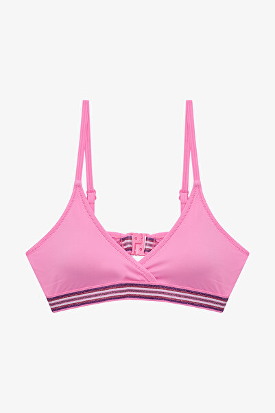 Penti Light Pink Young Girl Shay Thin Band Detail Triangle Bikini Set