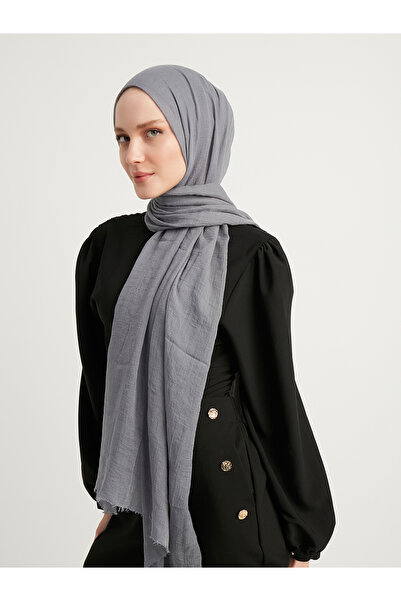 ipekistanbul Ultra İnce Pamuk Şal - Gri