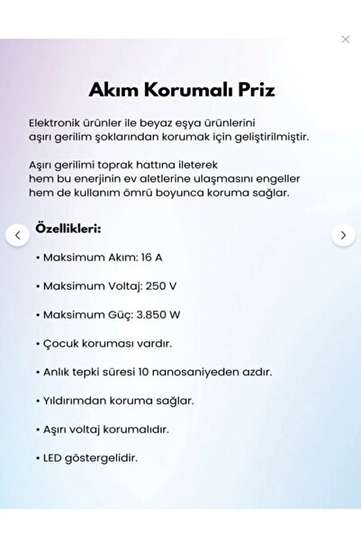 Schneider Electric Apc Akım Koruma Prizi