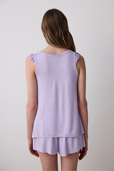 Penti Lilac pyžamový set Bon Vivant s šortkami