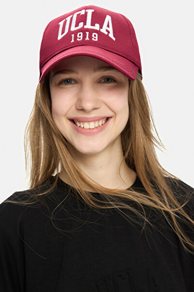 UCLA Ballard Bordo Baseball Cap Nakışlı - Unisex Şapka