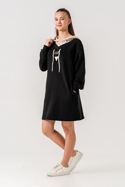 HAUSEkids 8-15 Years Designer Style Girl's Dress -Black-