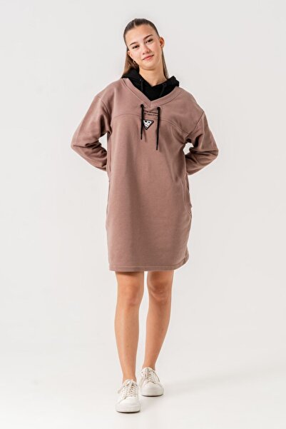 HAUSEkids 8-15 Years Designer Style Girl's Dress -Mocha-