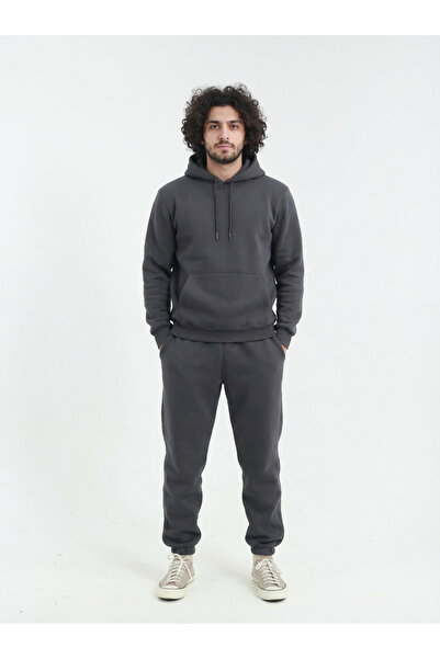 MODENZO طقم KA بغطاء رأس WEAT للرجال مصنوع من القطن الممشط بثلاثة خيوط مع جيب...